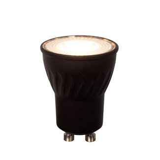 Lucide MR11 - Led lamp - Ø 3,5 cm - LED Dim to warm - GU10 - 1x4W 2200K/3000K - Zwart