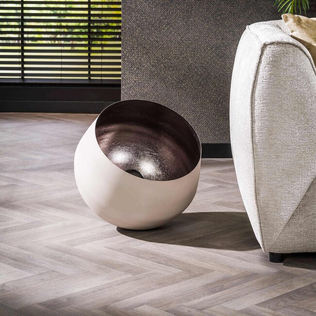 Lampe de table Ø50 panier XL / Gris naturel