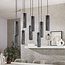 Suspension 5+4 tubes en maille / Noir Artic