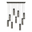 Suspension 5+4 tubes en maille / Noir Artic