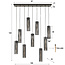 Suspension 5+4 tubes en maille / Noir Artic
