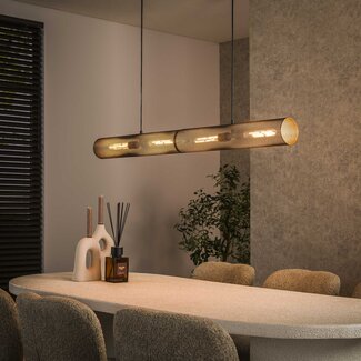LioLights Suspension 120 tubes mesh / Noir Artic