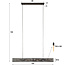 Suspension 120 tubes mesh / Noir Artic