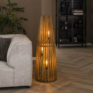 LioLights Floor lamp 3L launch / Solid mango natural