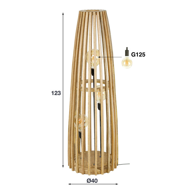 Lampadaire 3L launch / Manguier massif naturel