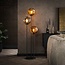 Floor lamp 3x Ø25 stellar / Artic black
