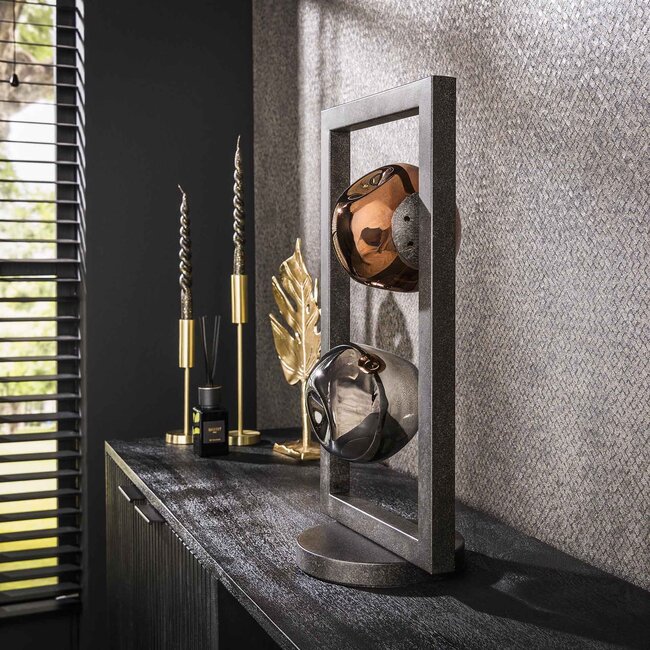 Lampe de table 2L stellaire / noir arctique