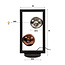Table lamp 2L stellar / Artic black