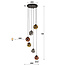 Pendant lamp 6L stellar / Artic black