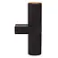 CLUBS - Wandspot / Wandlamp - 2xGU10 - Zwart - 09239/02/30
