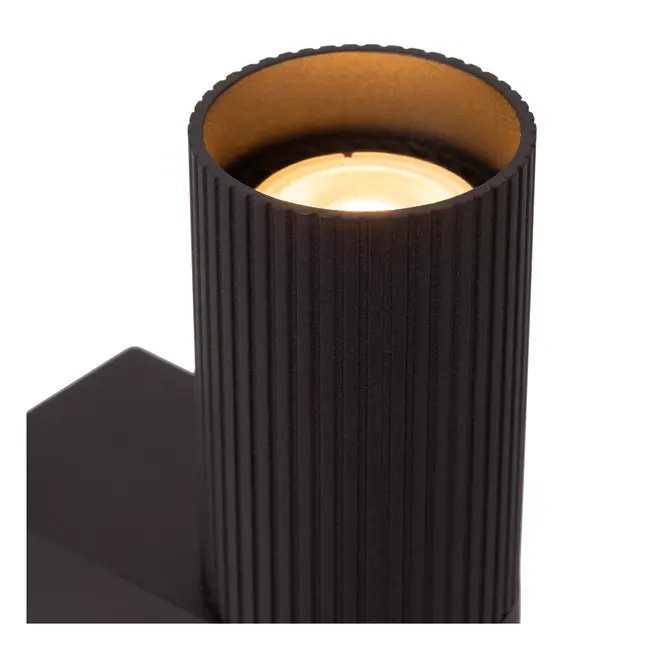 CLUBS - Wandspot / Wandlamp - 2xGU10 - Zwart - 09239/02/30