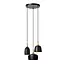 CHAYANNE - Hanglamp - Ø 30 cm - 3xE14 - Zwart - 05446/13/30