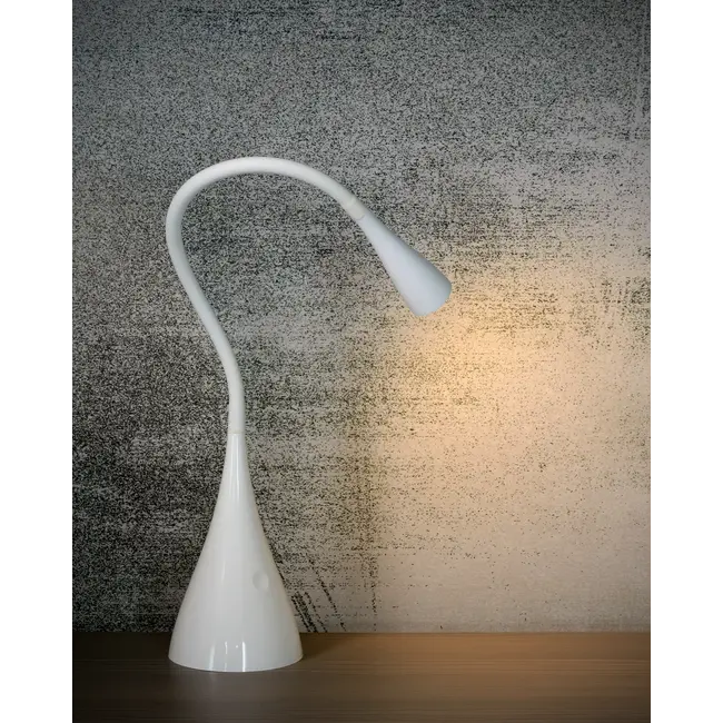 ZOZY - Lampe de bureau - LED Dimb. - 1x4W 3000K - Blanc - 18650/03/31