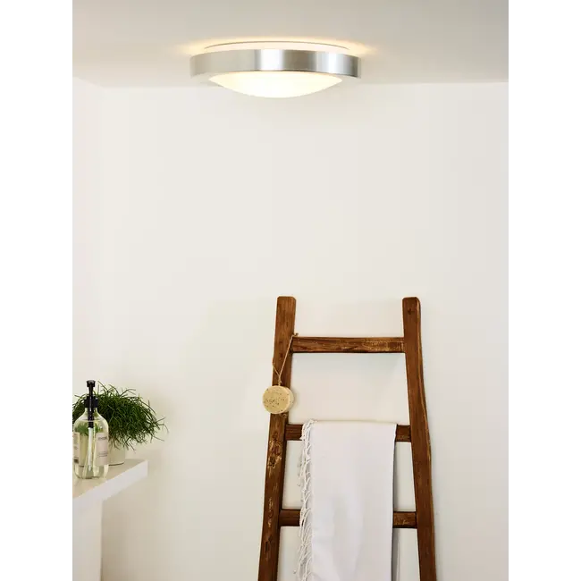 FRESH - Bathroom ceiling lamp - Ø 35 cm - 2xE27 - IP44 - Matt chrome - 79158/02/12