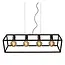 FABIAN - Hanglamp - 4xE27 - Zwart - 00425/04/30