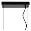 FABIAN - Pendant lamp - 4xE27 - Black - 00425/04/30