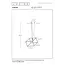 FABIAN - Hanglamp - 1xE27 - Zwart - 00425/01/30