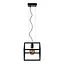 FABIAN - Hanglamp - 1xE27 - Zwart - 00425/01/30