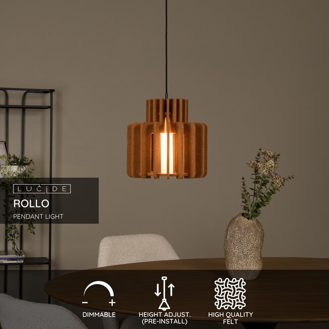 ROLLO - Suspension - 1xE27 - Terre cuite - 45491/31/55