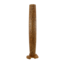 Vloerlamp L bars / Massief gerecycled teakhout