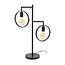 Table lamp 2L ring / Charcoal