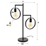 Table lamp 2L ring / Charcoal