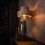 LioLights Table lamp 1L lantern / Black brown