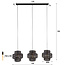 Suspension lanterne 3L / Noir marron