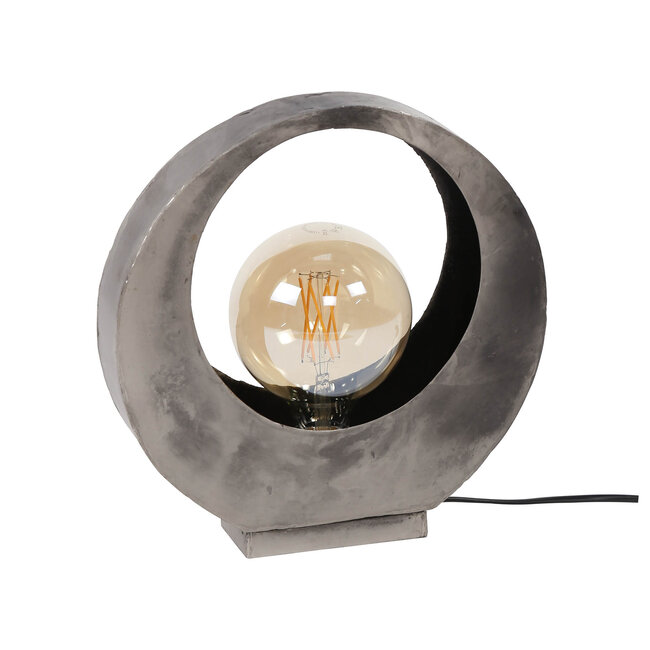 Table lamp full moon / Old silver