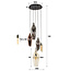 Suspension 5L cocoon mix verre étagé / Noir