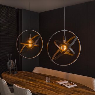 LioLights Hanglamp 2L Galaxy / Artic zwart
