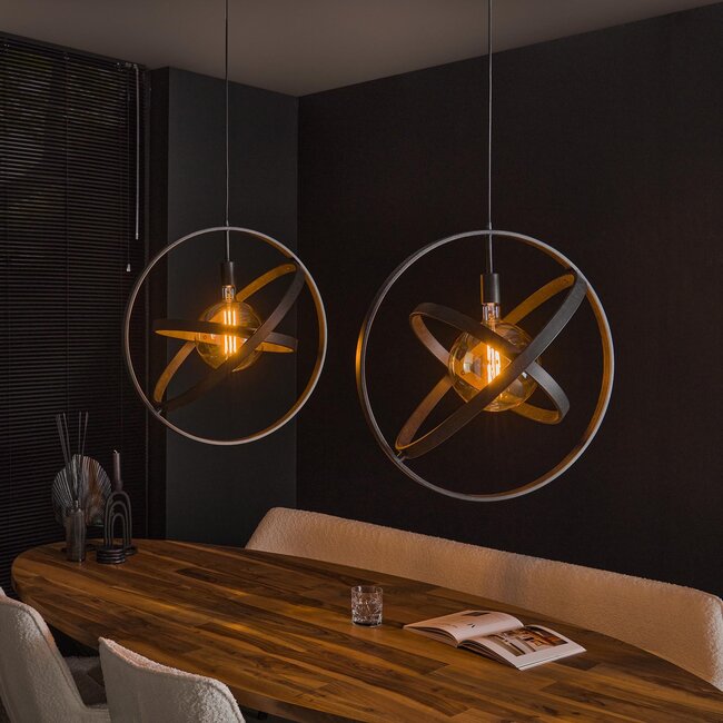 Hanglamp 2L Galaxy / Artic zwart
