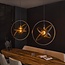 Hanglamp 2L Galaxy / Artic zwart
