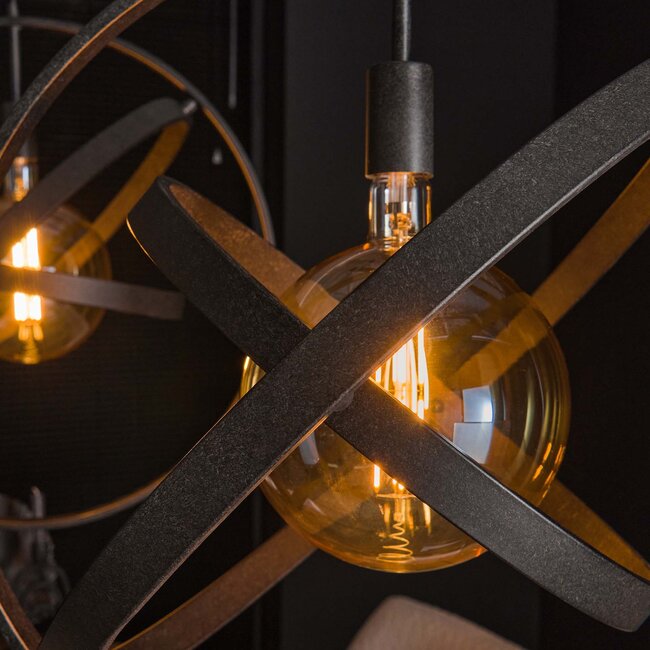 Hanglamp 2L Galaxy / Artic zwart