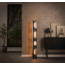 LioLights Vloerlamp  Ø25 organic cylinder XL / Zwart nikkel