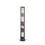 Vloerlamp  Ø25 organic cylinder XL / Zwart nikkel