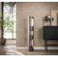LioLights Vloerlamp  Ø25 organic cylinder L / Zwart nikkel