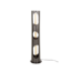 Vloerlamp  Ø25 organic cylinder L / Zwart nikkel