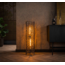 LioLights Vloerlamp  Ø25 weaver cylinder L / Zwart nikkel