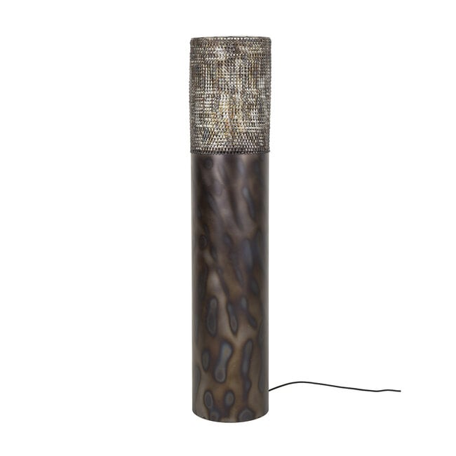 Floor lamp Ø25 cylinder 120cm / Black brown