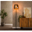 LioLights Vloerlamp 1L drift glass / Smoke grey glas