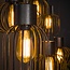 Hanglamp 3+3 mix metal / Charcoal