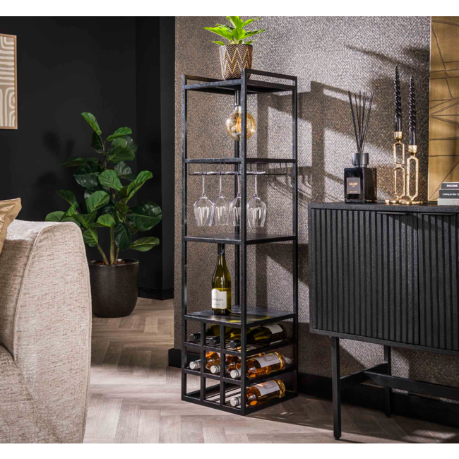 Wine rack lamp decorate / Charcoal