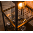Wine rack lamp decorate / Charcoal