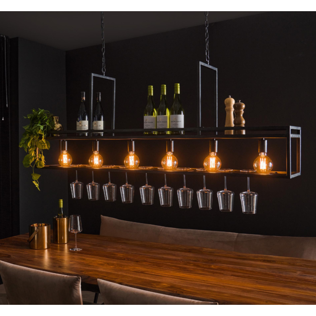 Hanglamp 6L decorate / Charcoal