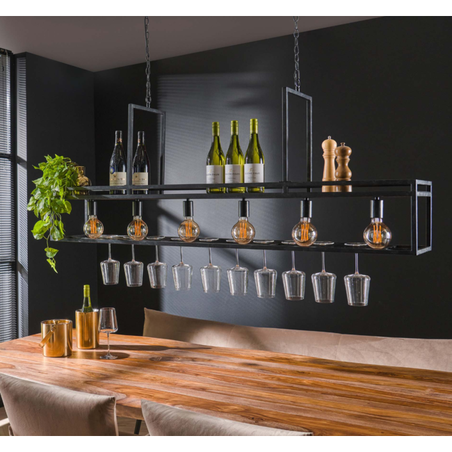 Hanglamp 6L decorate / Charcoal