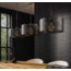 Hanglamp 3L mesh round / Artic zwart