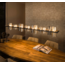 LioLights Hanglamp 14L cylinder mixed glass  (G9) / Artic zwart