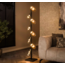 LioLights Vloerlamp 8L cylinder mixed glass (G9) / Artic zwart