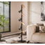 Vloerlamp 8L cylinder mixed glass (G9) / Artic zwart